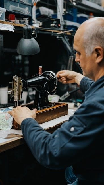 Vintage sewing machine